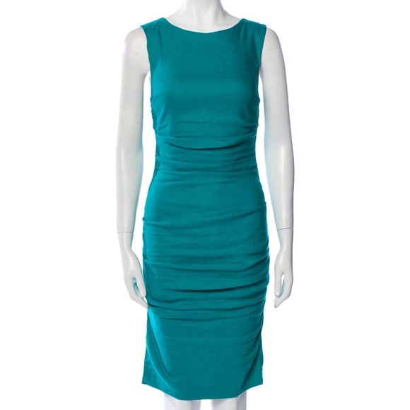 Nicole Miller Artelier Dresses & Skirts - Nicole Miller Artelier Teal Sheath Dress US 10